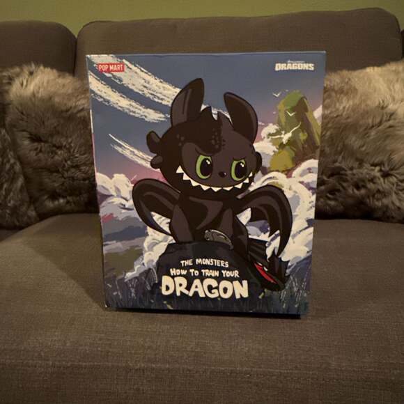 POP MART The Monsters How to Train Your Dragon Labubu Figurine Blind Box